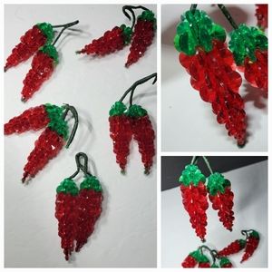 Chili Peppers Ornaments 🌶️